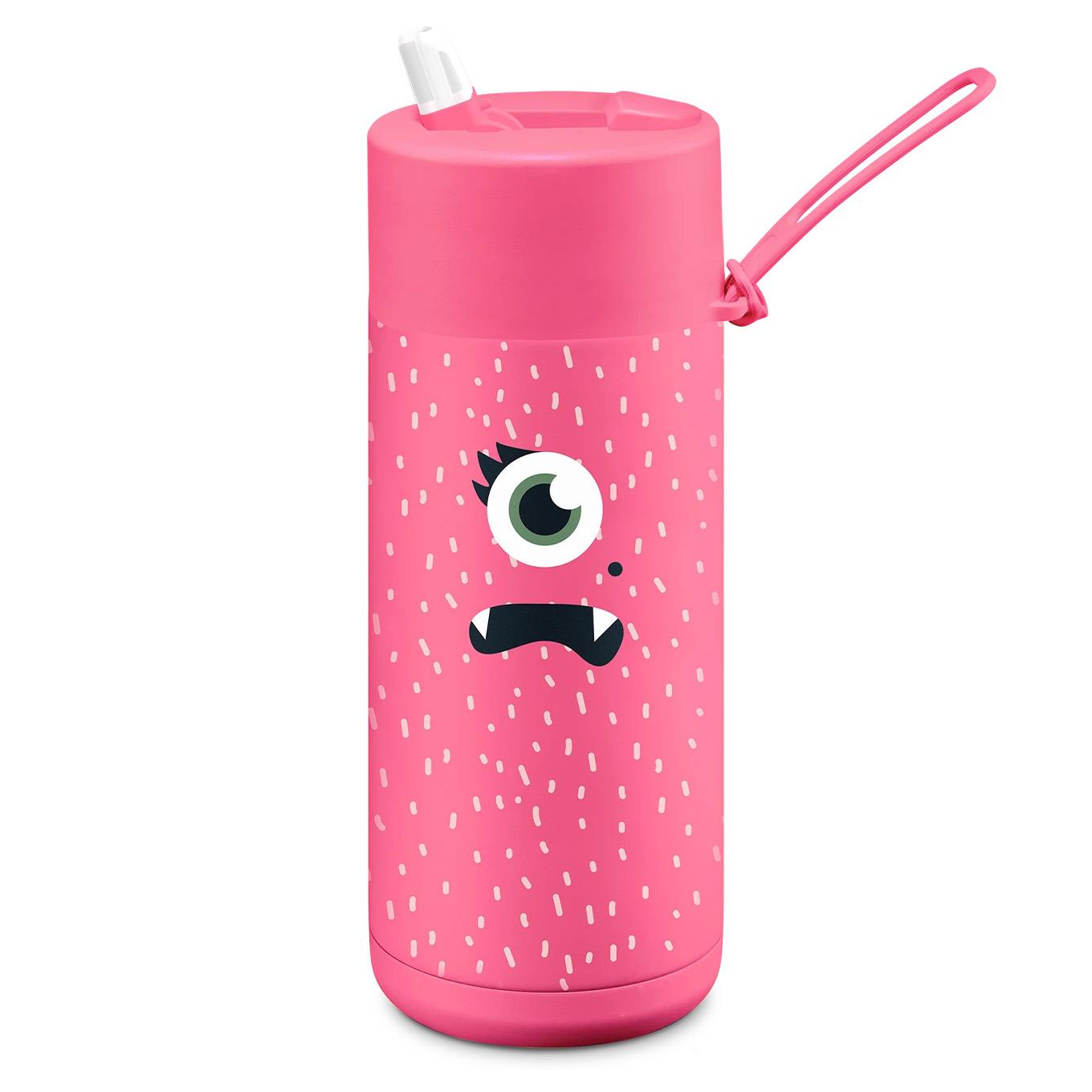 frank green franksters™ 16oz Ceramic Reusable Bottle - Neon Pink Piper